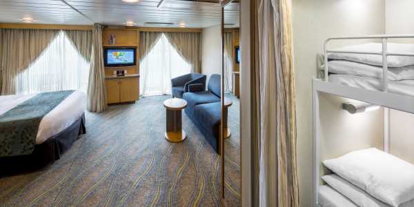 Allure of the Seas - Accessible Family Ocean View Stateroom w/ Balcony