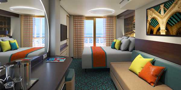 Carnival Mardi Gras - Balcony Cabin