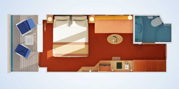 Carnival Valor - Balcony Stateroom