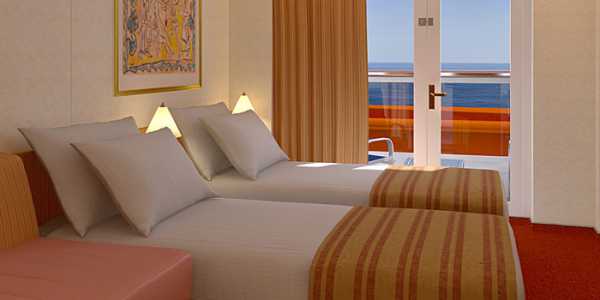 Carnival Miracle - Balcony Stateroom w/ Obstructed View