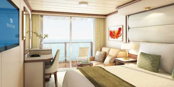 Sky Princess - Deluxe Balcony Stateroom