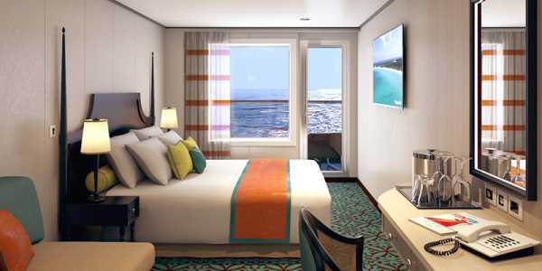 Carnival Horizon - Havana Aft-View Extended Balcony