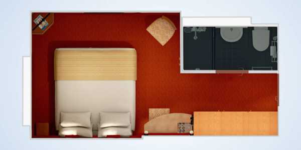 Carnival Fascination - Interior Stateroom