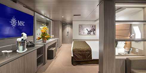 MSC Seaside - Interior Suite