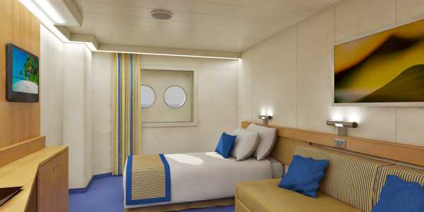 Carnival Sunshine - Interior Upper/Lower Porthole Stateroom