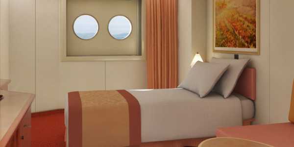 Carnival Sunrise - Interior Upper/Lower Porthole Stateroom