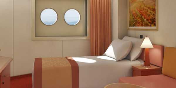 Carnival Liberty - Interior Upper/Lower Porthole Stateroom