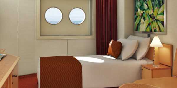 Carnival Splendor - Interior Upper/Lower Stateroom w/ Porthole