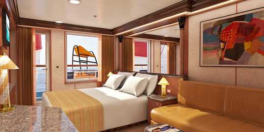 Carnival Fascination - Junior Suite Obstructed View