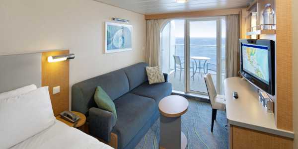 Allure of the Seas - Superior Ocean View Stateroom w/ Balcony