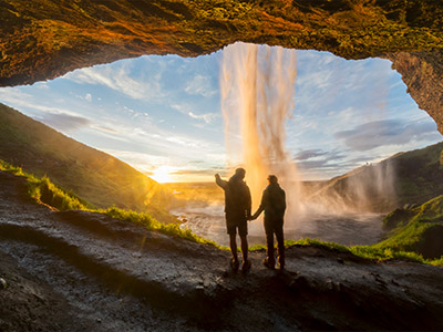 View from back of the Waterfall